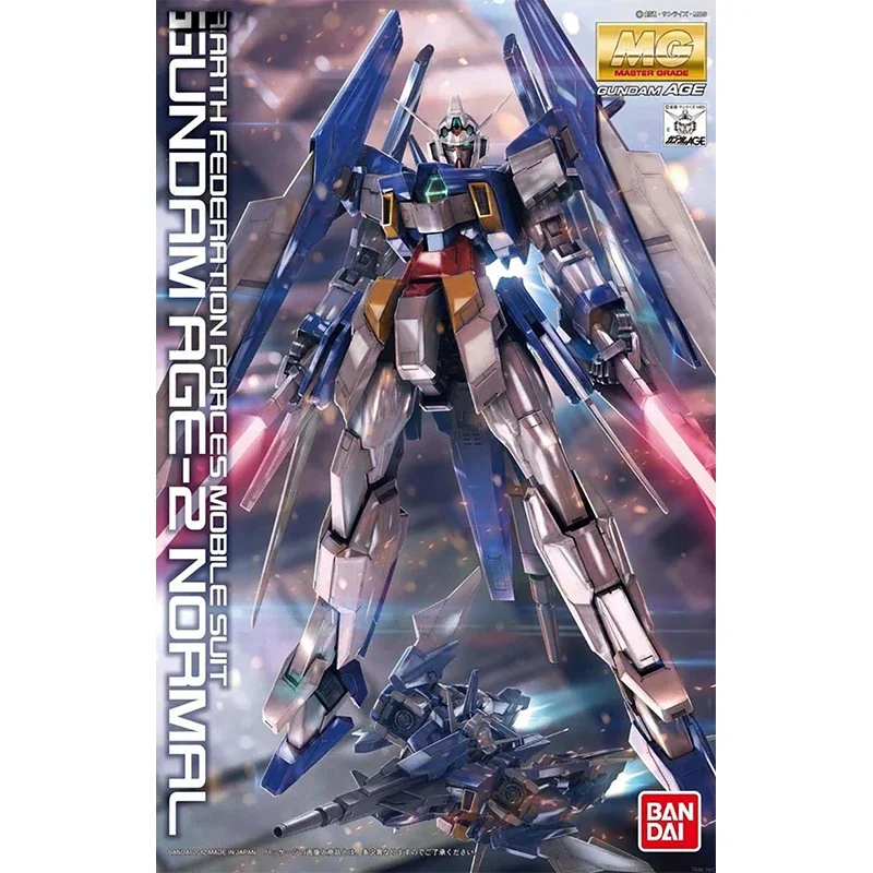 

Оригинальная аниме-фигурка Bandai Gundam MG 1/100 AGE-2N AGE-2, нормальная сборная модель Gundam, сборные украшения, фигурка, модель игрушки