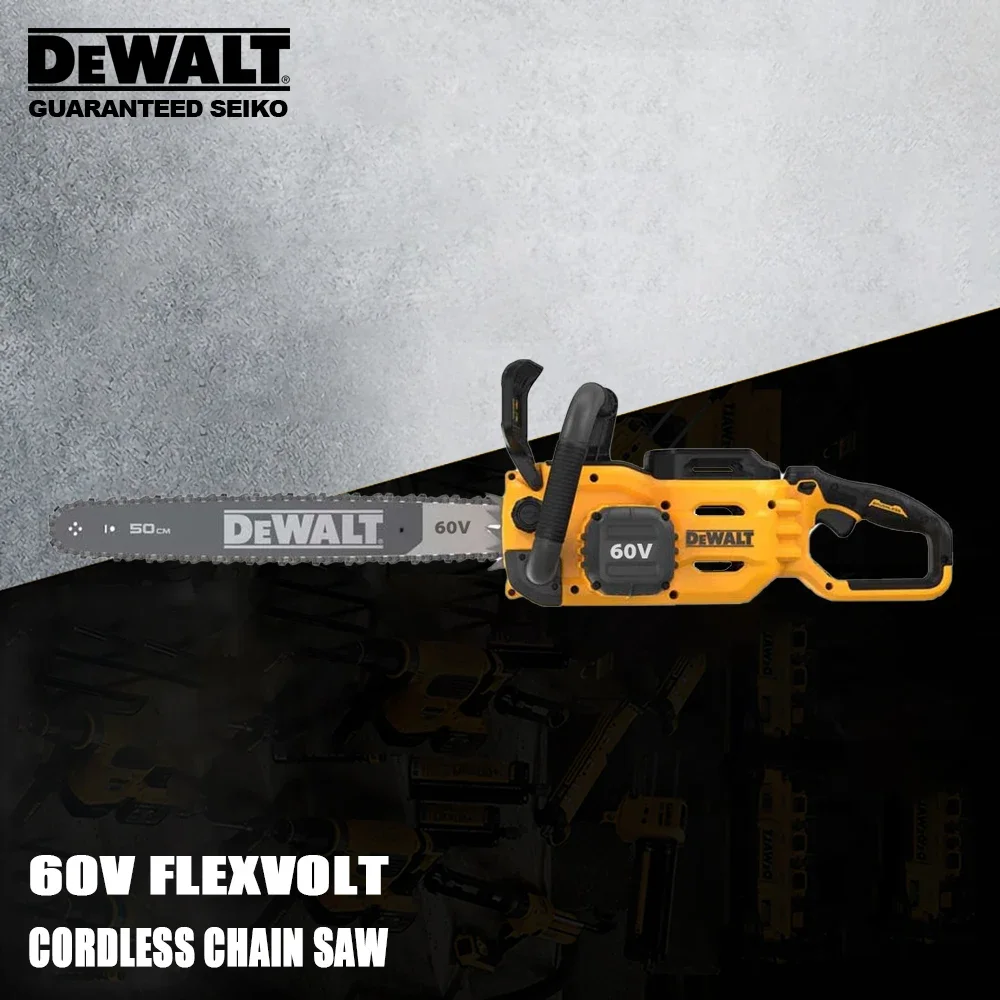 

DeWALT FlexVolt 60v Cordless Chain Saw Rechargeable DCMCS575 20Inch 15m/s E-Clutch Automatic Oil Wood Cut Univeral 54v Battery