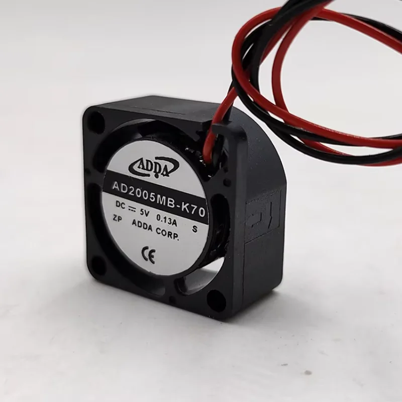 ADDA AD2005MB-K70 DC 5 В 0,13 А 20x20x10 мм 2-проводной охлаждающий вентилятор для сервера