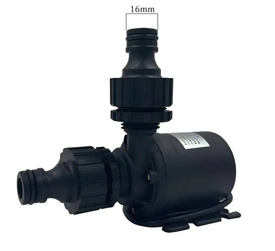 Water Pump 12v High Pressure Ultra Quiet Solar DC 24V Lift 5M 800L/H Brushless Motor Submersible Water Pumps Quick Break Joint