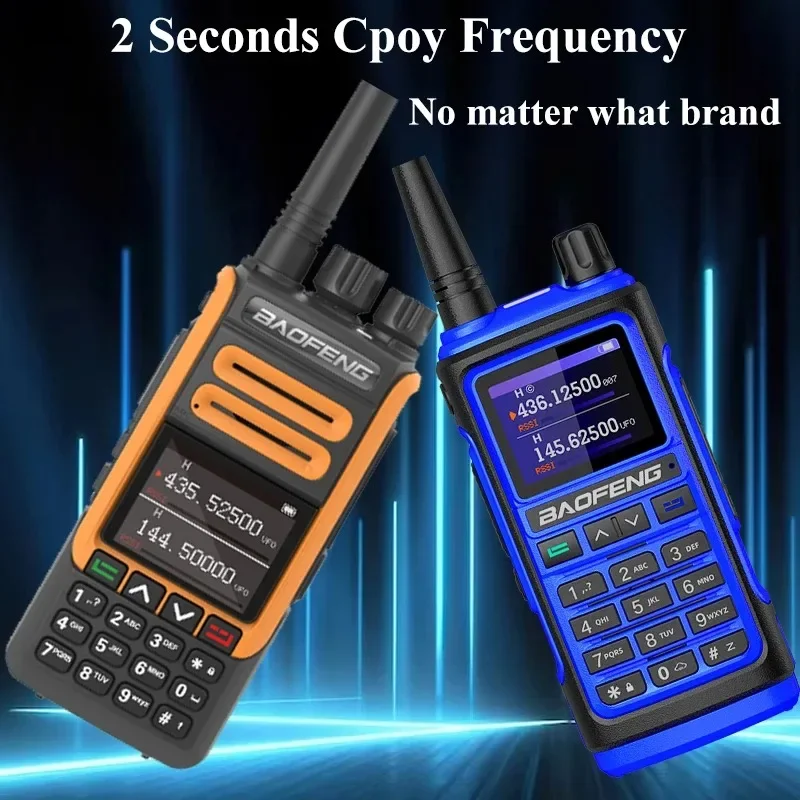 

Baofeng Official Store BF-1802 Walkie Talkie 2200mah 5W Tri-Band 220-260mhz Wireless Copy Frequency FM Radio NOAA 999 Channels