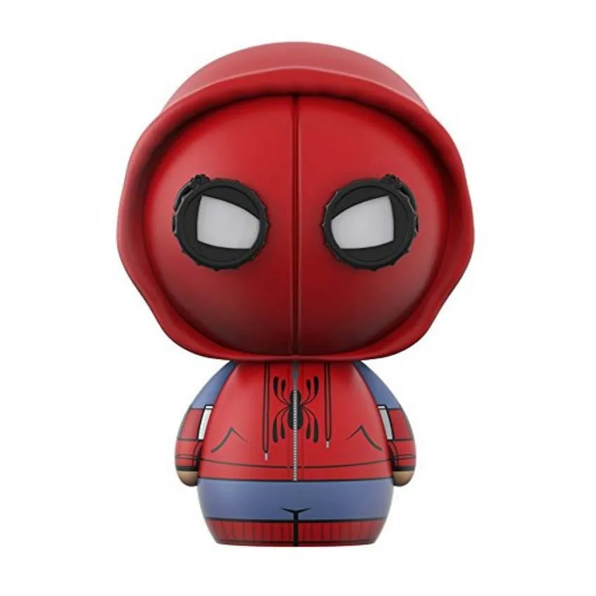 Movie Deadpool Spider-Man kawaii Action Figures PVC Model Statue Spring Shake Head Doll Car ornaments toy Collection Gifts boxed