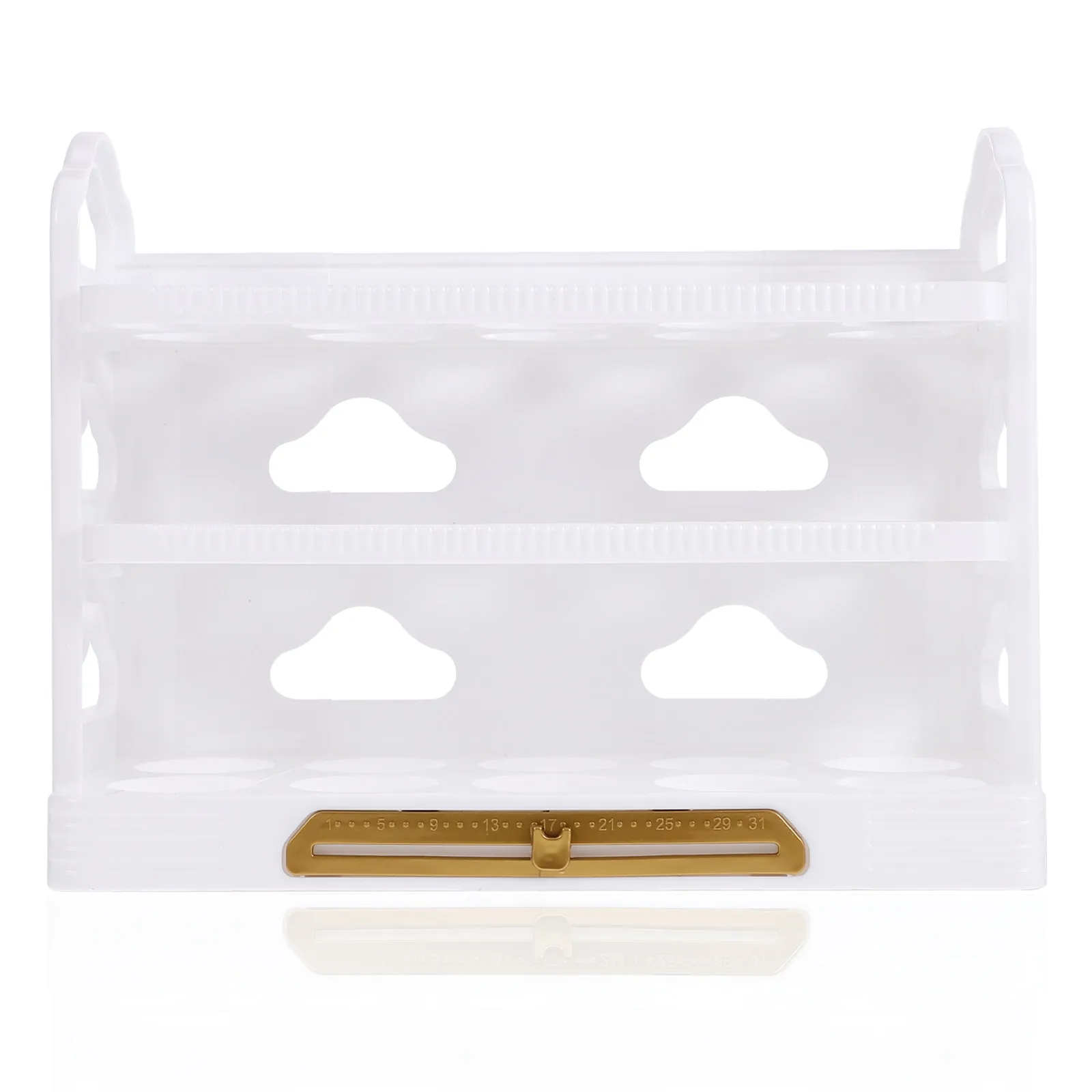 

Органайзер для яиц на кухню: многоразовый лоток для яиц в холодильник с боковыми ручками, устойчивым дном и длительным сохранением свежести для дома и быта