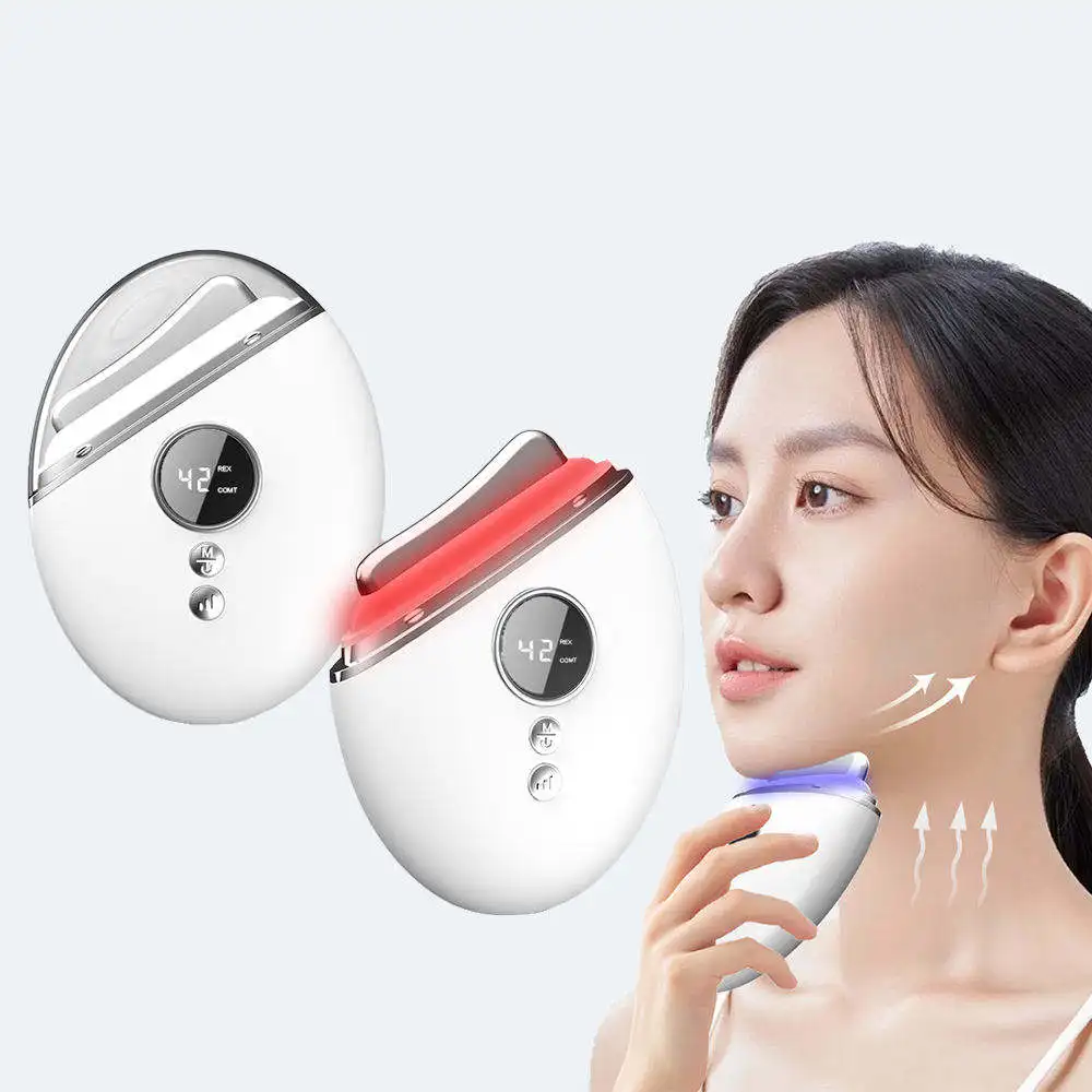 

5 Levels EMS Micro-Current Wireless Handheld Vibration Facial Massager Electric Scraping Instrument for Facial Lifting Skin Care