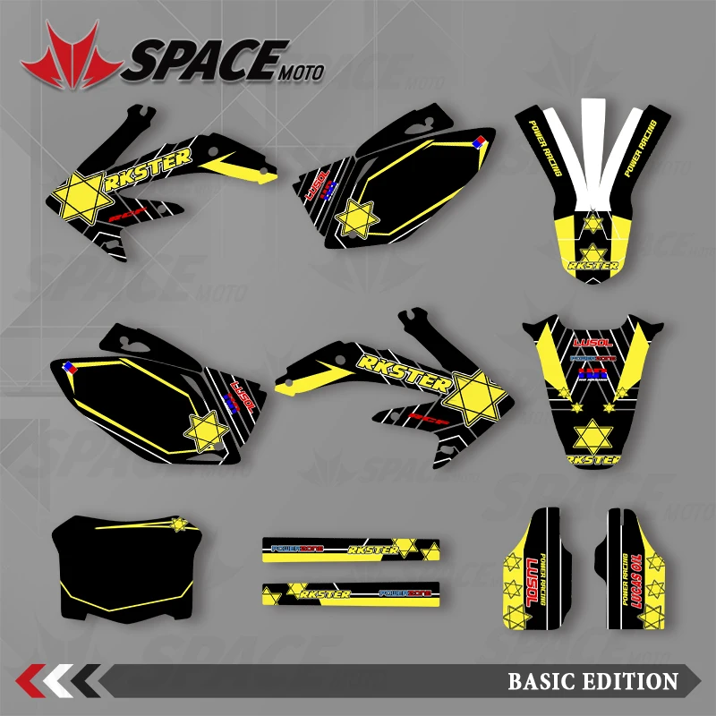 

SPACE MOTO для HONDA 05-08 CRF450 графический фон наклейки наклейки мотоцикл
