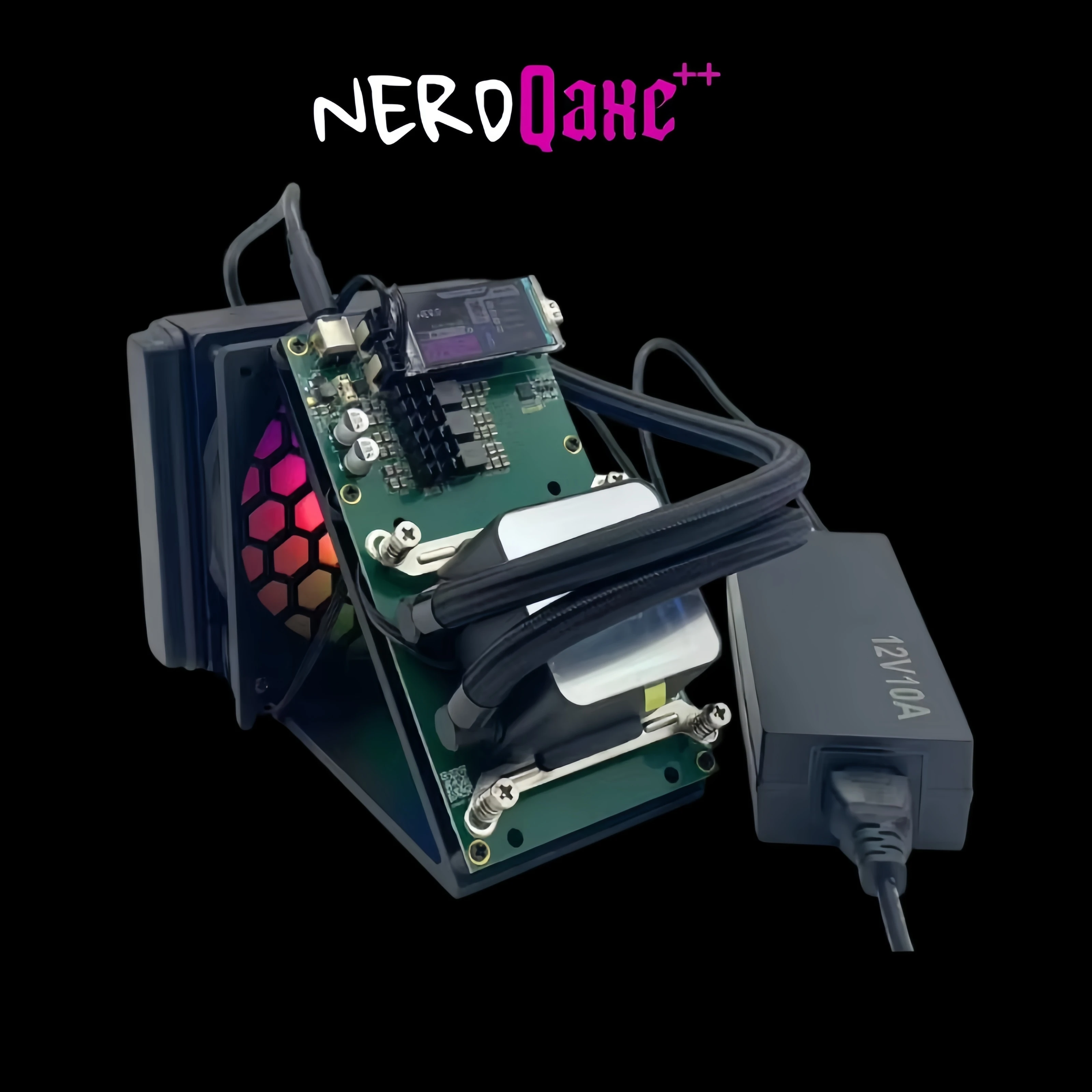 

Bitaxe Miner NerdQaxe++ 4.8Th/s 4шт BM1370 | Охладитель жидкости 2.4G WiFi Hydro Miner SHA-256 ASIC