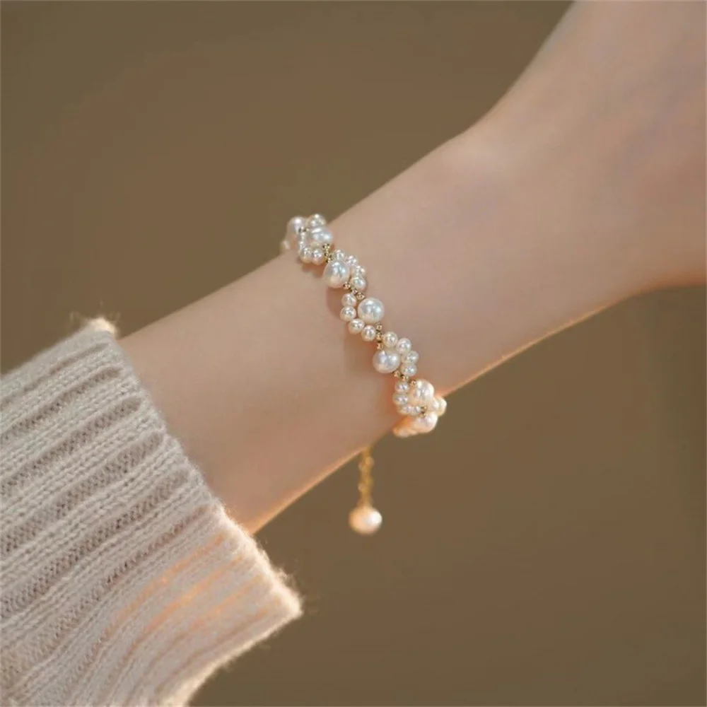 INS Imitation Perle Armband Cartoon Nette Acryl Ball Perlen Imitation Katze Klaue Armband Für Frauen Mode Schmuck Trend