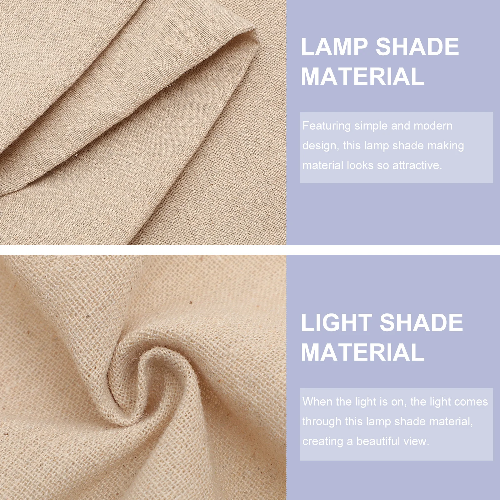 

Lampshade Material Diy Fabric Pre-Cut Light Cover For Table Desk Floor Lamp Durable Shade Making Supply For Home Decor