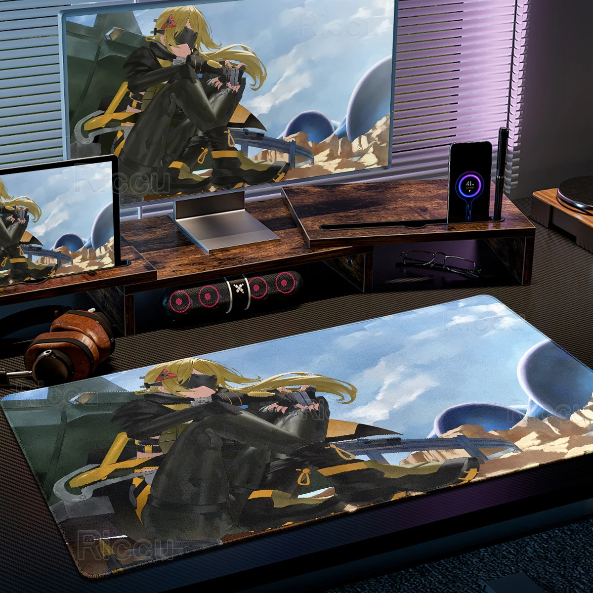 Anime Girls Trigger Mouse Pad Gaming ZZZ Zenless Zone Zero Desk Mats XXL Anti-slip Rubber Pads PC Gaming Office Accessories Mats