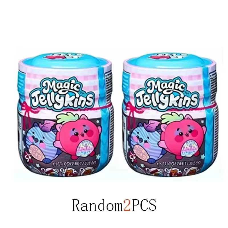 -*-Magic jellykins plush. put water in the container, shake and discover your new stuffed animal (spin master )stress relief toy