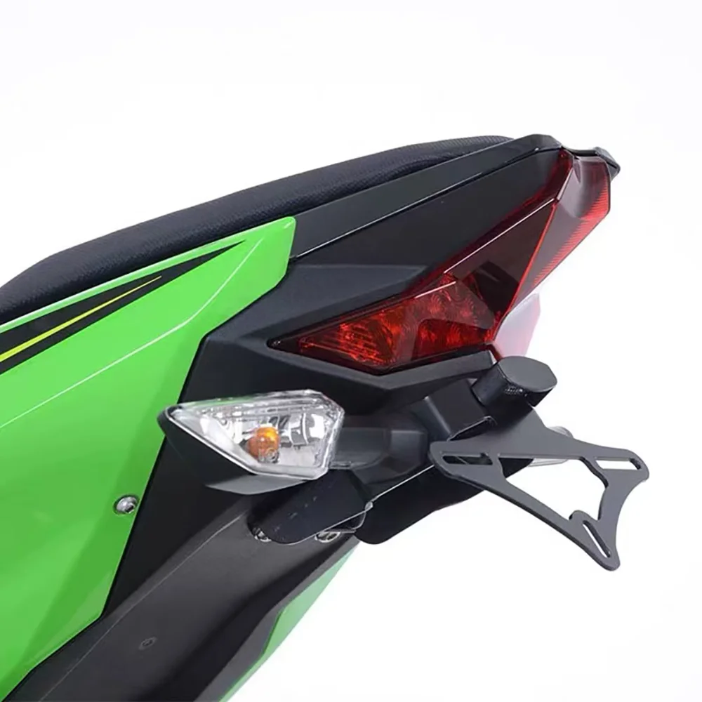 For Kawasaki Z650 NINJA650 Ninja 650 17-22 years with lighted license plate holder rear license plate holder short tail