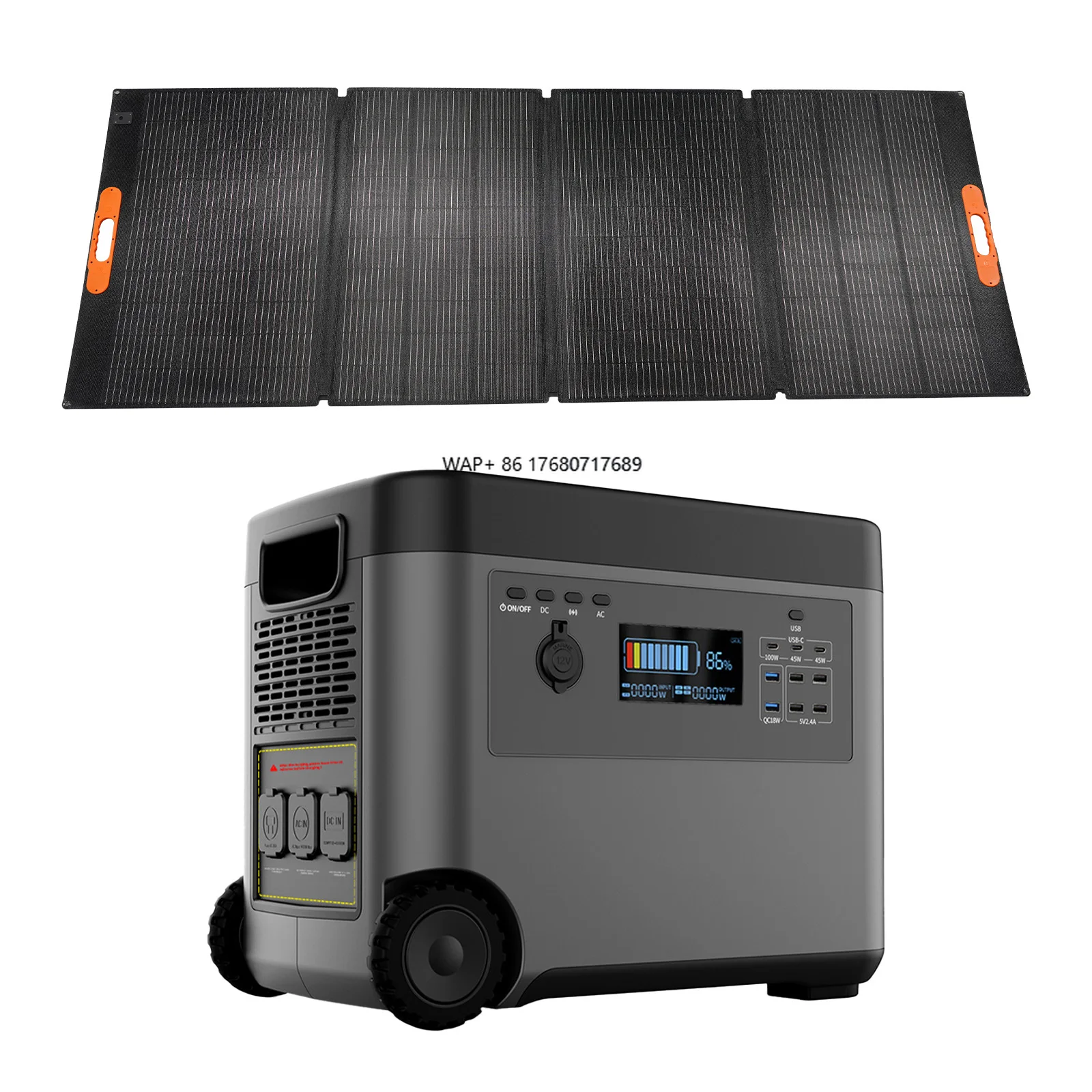 Swalle 2500w 3000w 5000w 10000w Solar Generator 2160Wh LiFePO4 Portable Outdoor Tool Power Station EU Plug