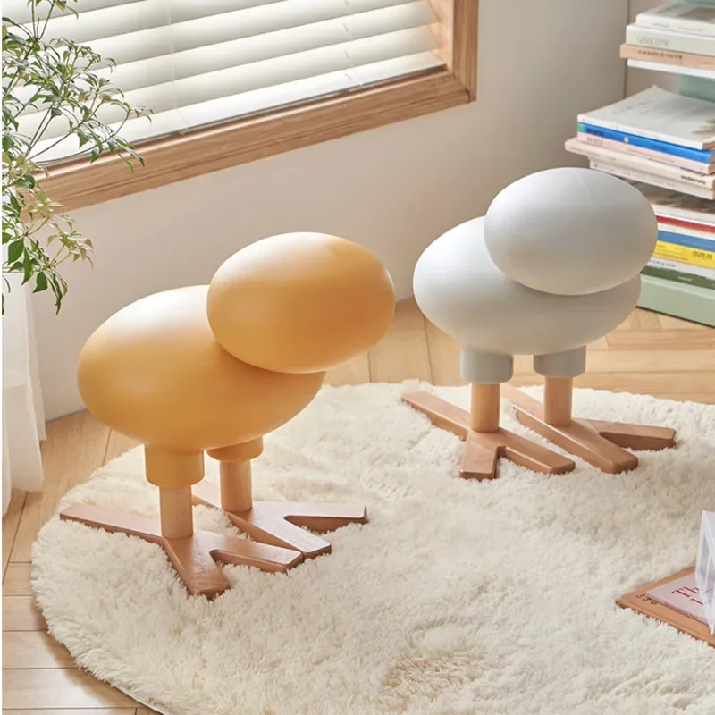 Discount! Web Celebrity Ins Children Toy Animal Stool Happy Bird Chair Plastic Nordic Designer Home Furniture Living Room Seat