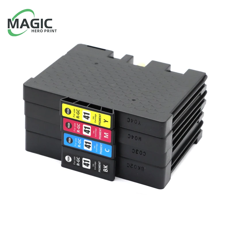 프리미엄 완전 승화 잉크 호환 카트리지, 리코 아피시오 SG3110DN SG3100 SG2100 SG2010 SG7100 SG3120 프린터용 GC41