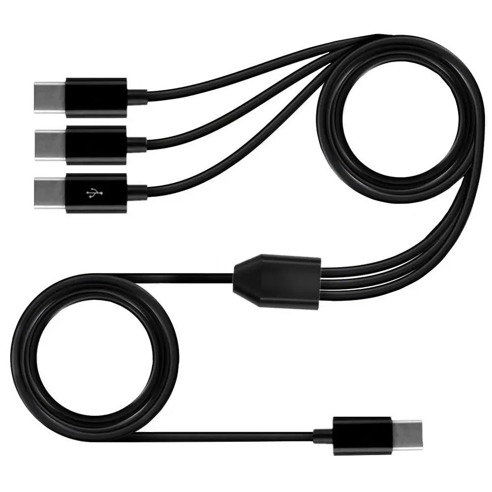 НОВЫЙ разъем типа C, разветвитель USB 2,0, универсальный кабель для синхронизации данных, Y-разъем, подключение нескольких устройств