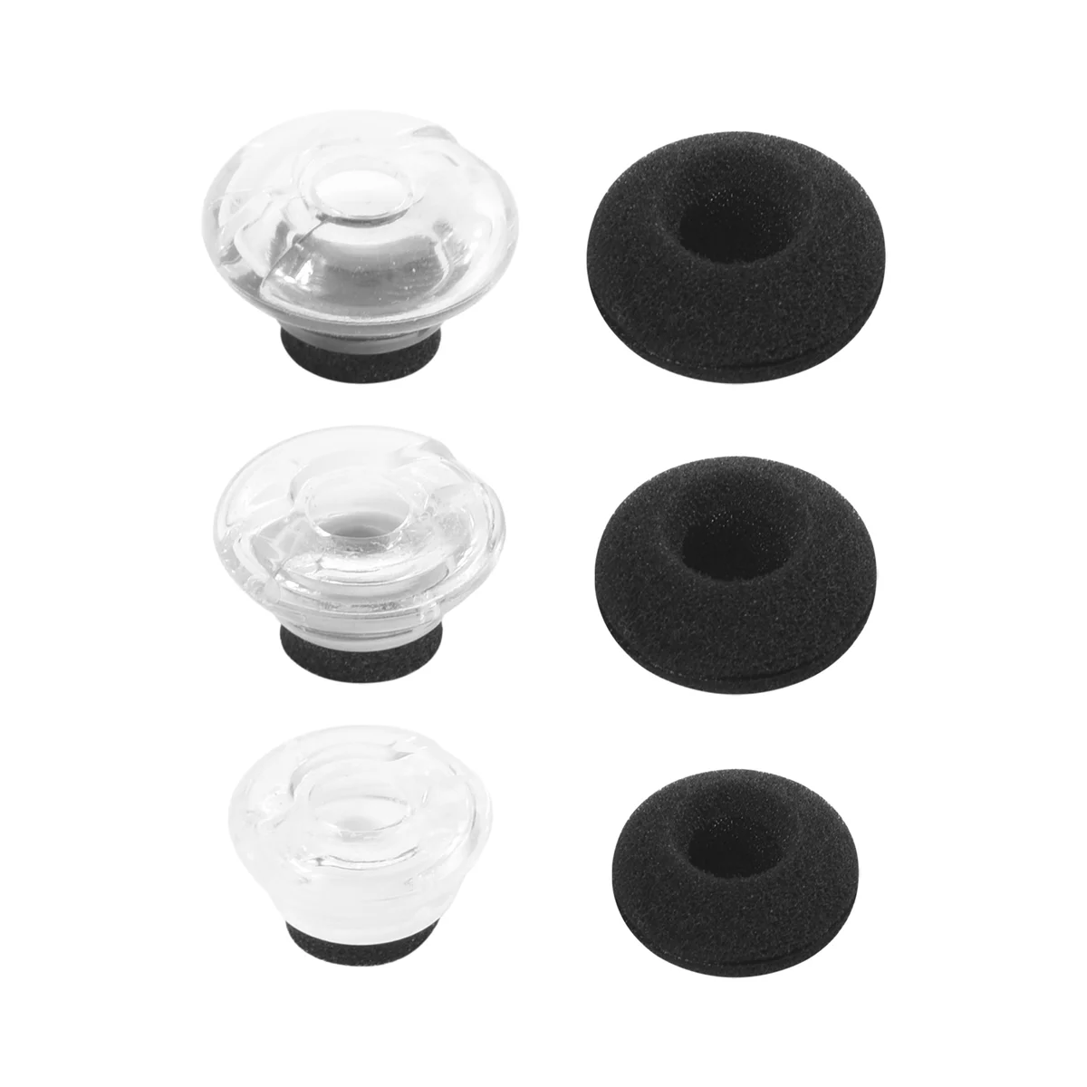 N11R- 3-Piece Large, Medium and Small Replacement Earplug Gels for Plantronics Voyager Legend Eartip Kit