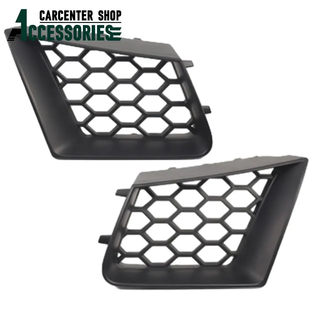 

2pcs Front Bumper Upper Grill Left Right Matte Black for SEAT Ibiza Cordoba Typ 6L 2002 2004 2005 2006 2007-2009 6L0853677A01C