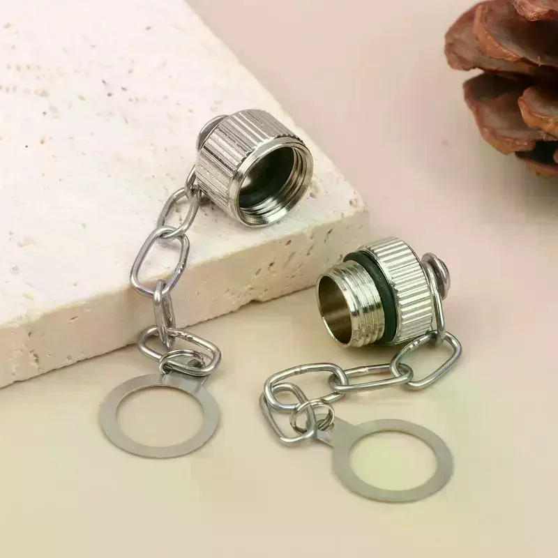 1pc Metal Dust Cover Sensor Plastic M12 Connectors Case M16 Inner Outer Thread Male Female Plug Socket Protection Cap Waterproof