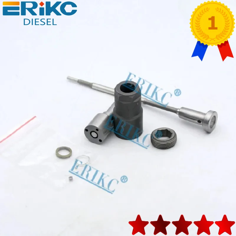 

ERIKC Fuel Injector Nozzle DLLA144P1565 Control Valve F00RJ01479 Nut F00RJ01101 Spare PartS Repair CR for 0445120066 KHD VOLVO