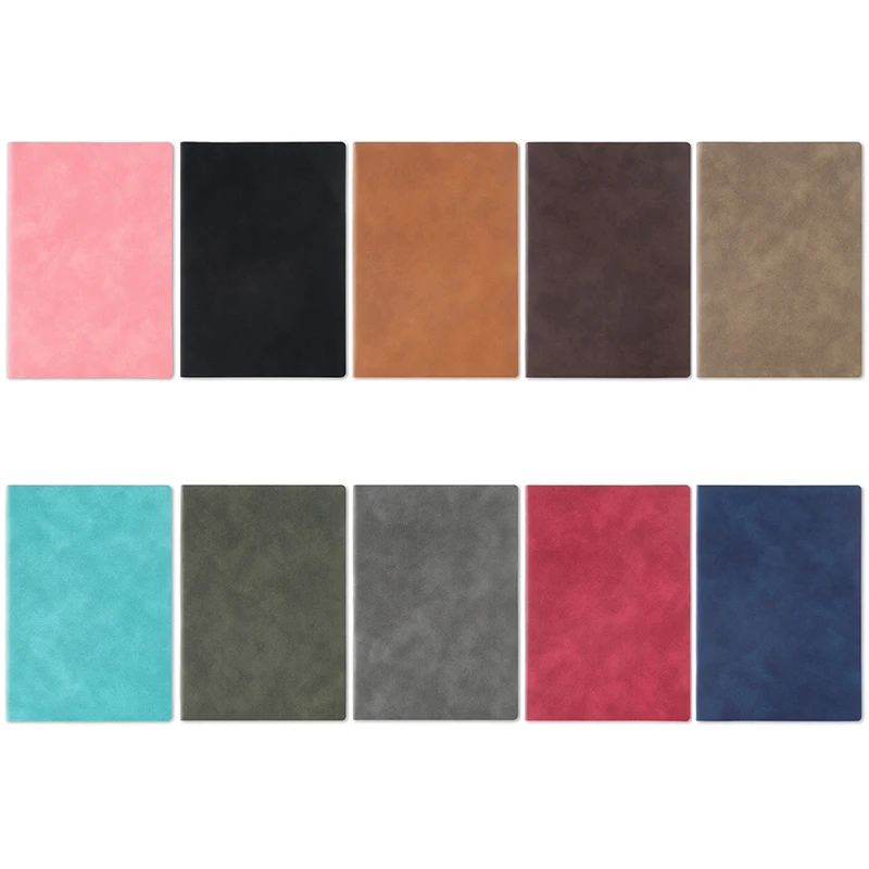 Simple Durable Thickened Business Notebook Leather Office Diary Notepad Stationery Student Class Lined Note Book