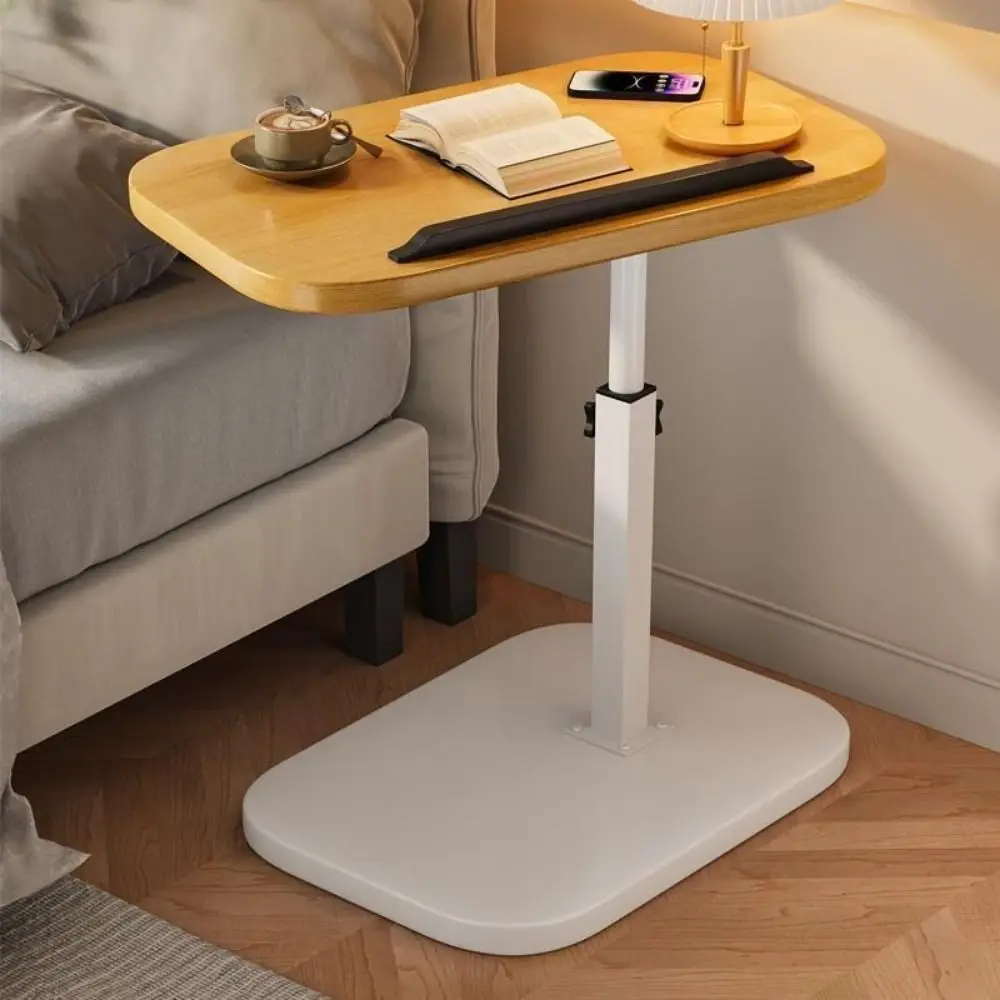 

Foldable Sofa Edge Table Adjustable Height Flip Desktop Mobile Storage Desk Space Saving Easy Installation