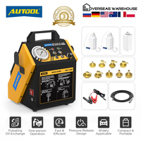 AUTOOL AST612 Car Pulsating Brake Oil Changer Brake Extractor Oil Pump Machine with 2pcs 1.5L Wheel Oil Bottles for BMW for BENZ