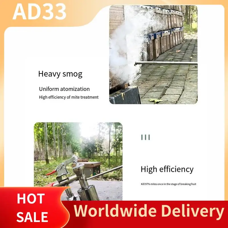 

Top Deals Oxalic Acid Evaporator Oxalic Acid Atomization Mite Treatment Device Heated Smoker Beekeeping Tools