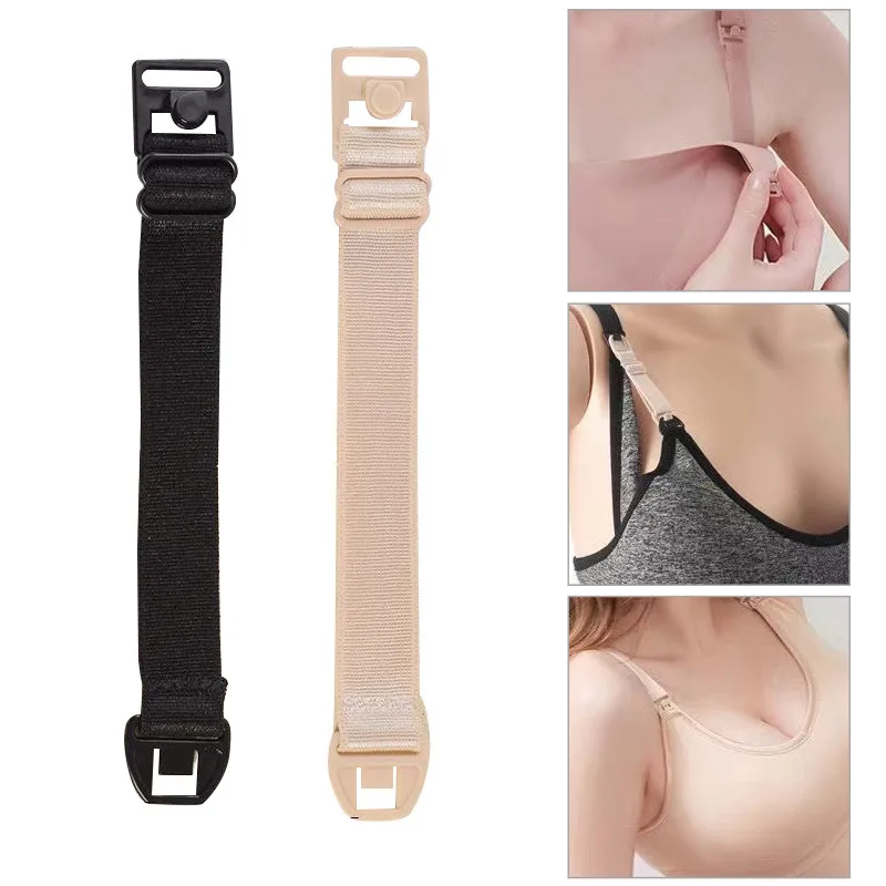 1/2Pcs Adjustment Breastfeeding Bra Buckles Mommy Nursing Buckle Hand-Free Extended Bra Shoulder Strap Buckle Holder