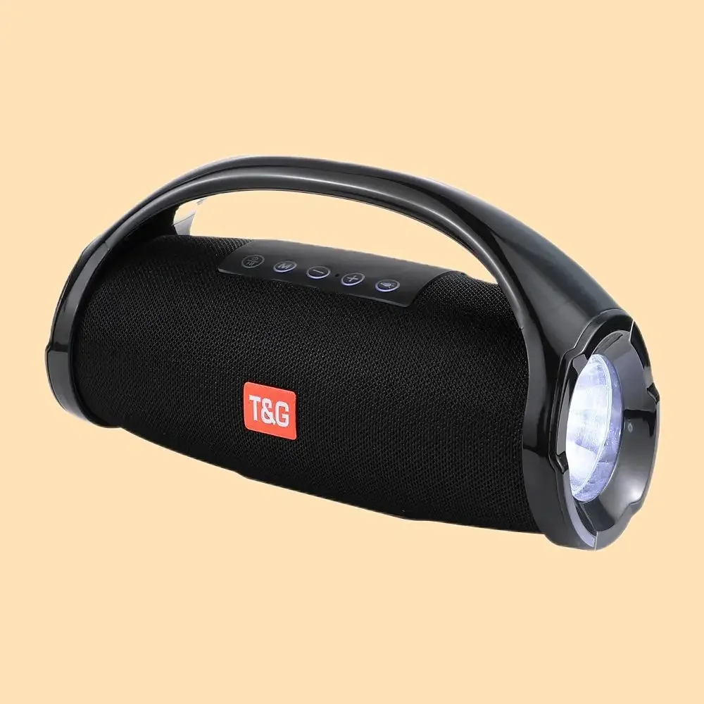 

Original TG 136 TG136 S8 outdoor bass TWS stereo Wireless portable Speaker LED Light Support USB TF CARD FM RADIO Speaker