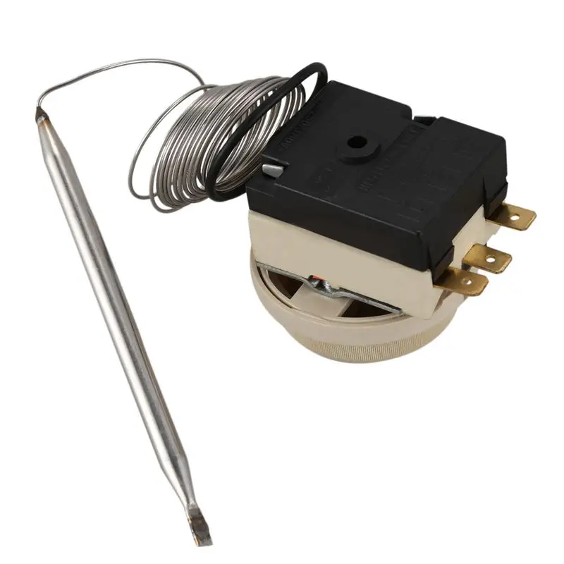 3X Freezer -30-+30℃ AC 250V 16A AC380V Temperature Capillary Thermostat