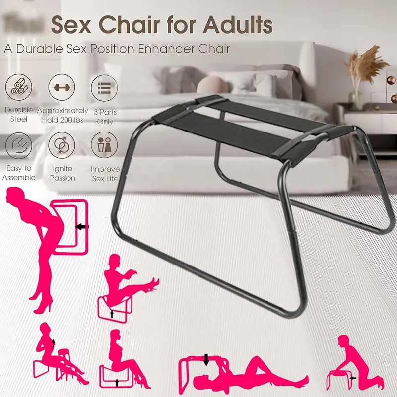 

Butterfly Sex Chair Adult Toys Weightless Adjustable Chair Position Love Aid Stool Bounced Flirting Erotic Furniture For Couples