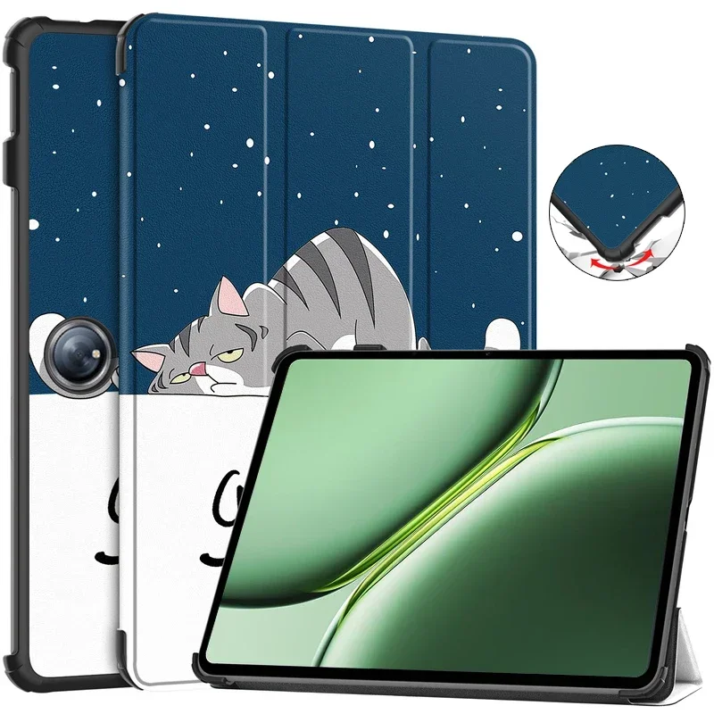 Чехол для OnePlus Pad 2 3 Pro Smart 12,1 дюйма, модный окрашенный магнитный чехол для планшета One Plus Pad2 Pad3 Pro, жесткий чехол для ПК