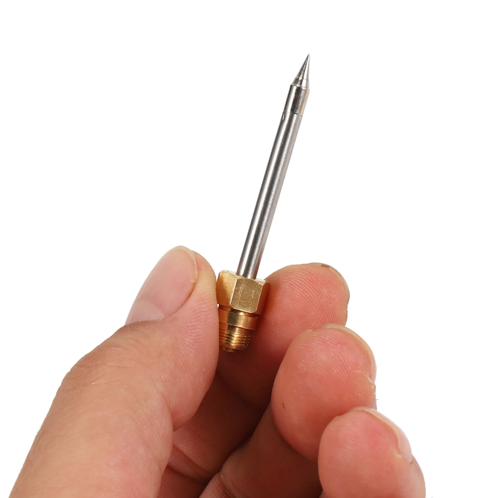 MOPHE-3X 510 Interface Soldering Iron Tip Mini Portable USB Soldering Iron Tip Welding Rework Accessories, Pointed