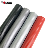 Car Stickers 3D Carbon Fiber Film Vinyl Wrap Waterproof Scratch Resistant Car Protective Film Protect Interior Car Accessories