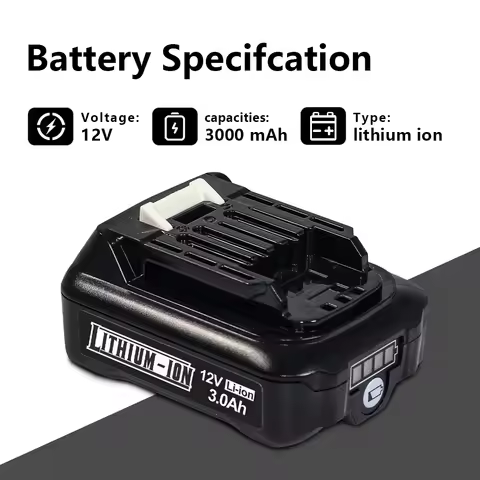 For Makita 10.8V 12V Tools Batteries 1.5Ah 2.5Ah 3Ah Li-ion Battery For Makita 10.8V BL1021B BL1041B BL1016 BL1015 BL104 DF331D
