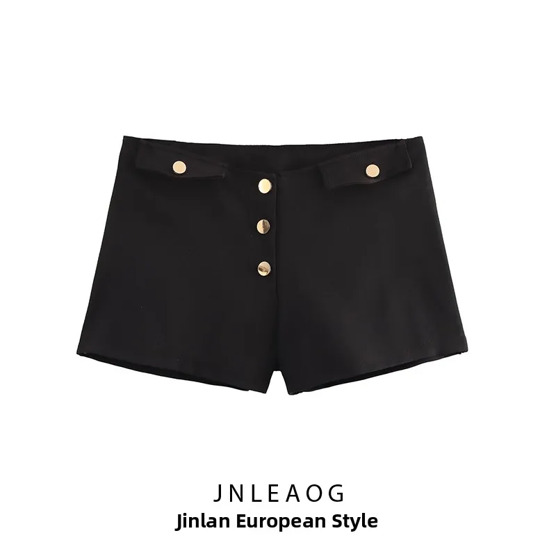 Faionable taille basse polyvalent orts JNLEAOG vêtements pour femmes automne nouveau Design Sle sensuel tout-Match ort pantalon