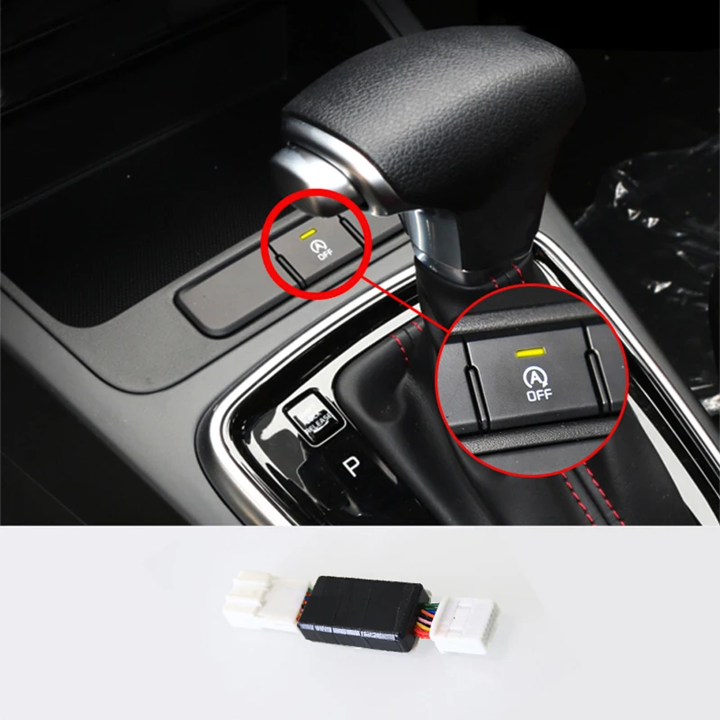 Lsrtw2017 Car Engine Automatic Start and Stop Switch Device for Kia Rio X Line K2 Kx Cross 2017 2018 2019 2020 2021 Accessories