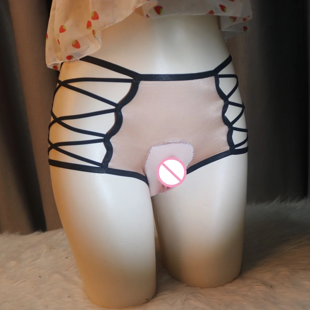 Silicone Fake Vagina Panties for Crossdresser Transgender Drag Queen Hiding Gaff Underwear Shemale Cosplay Ladyboy Underpant