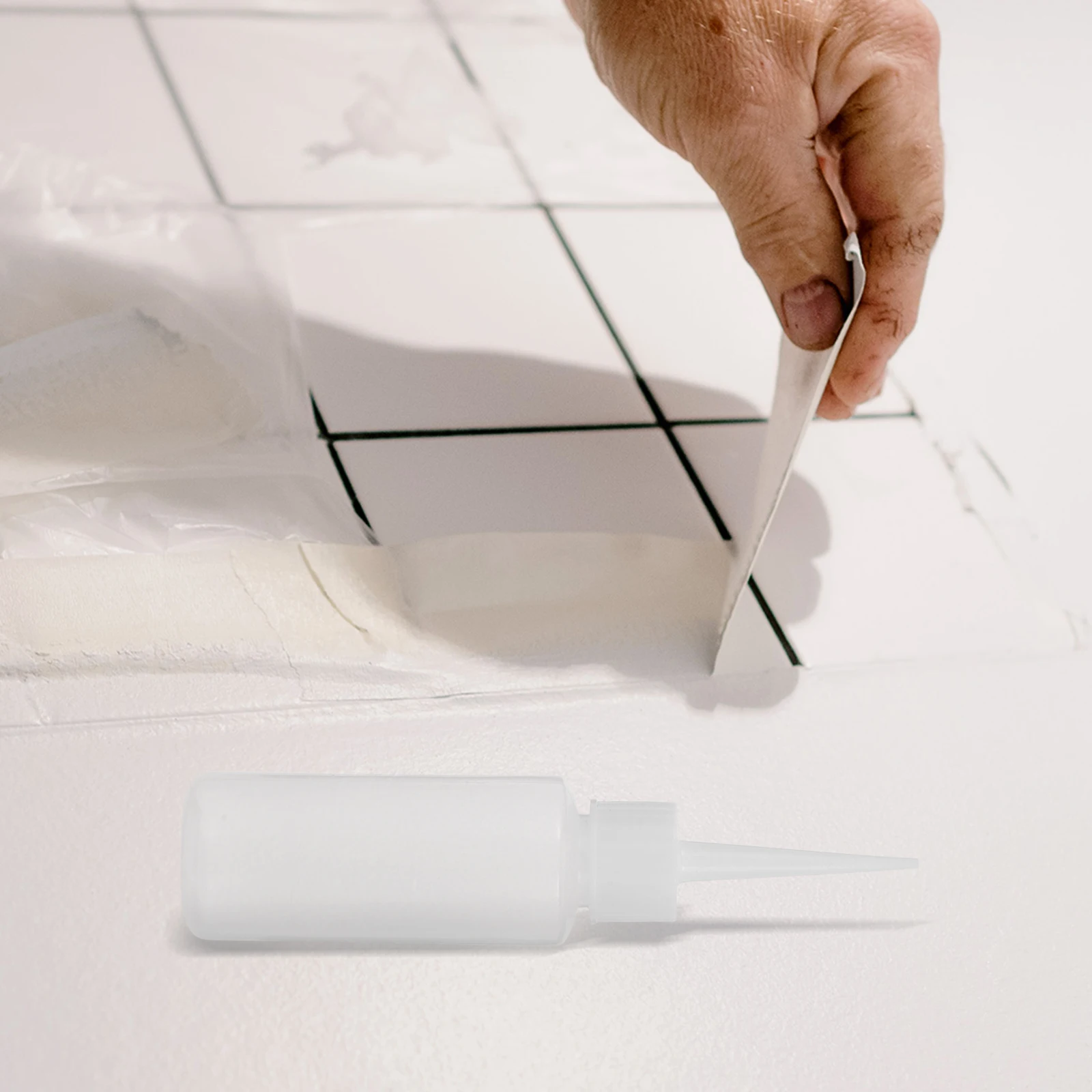 

6pcs 50Ml Squeeze Oil Bottles Refillable Plastic Pointed Mouth Liquid Dispenser For Beauty Seam Motor Lubricant Perfume