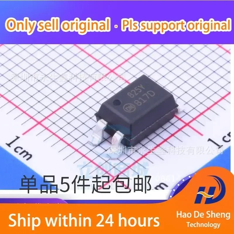 10PCS/LOT FOD817DSD Logo 817D SOP-4 Isolator IC 4-SMD New Original In Stock