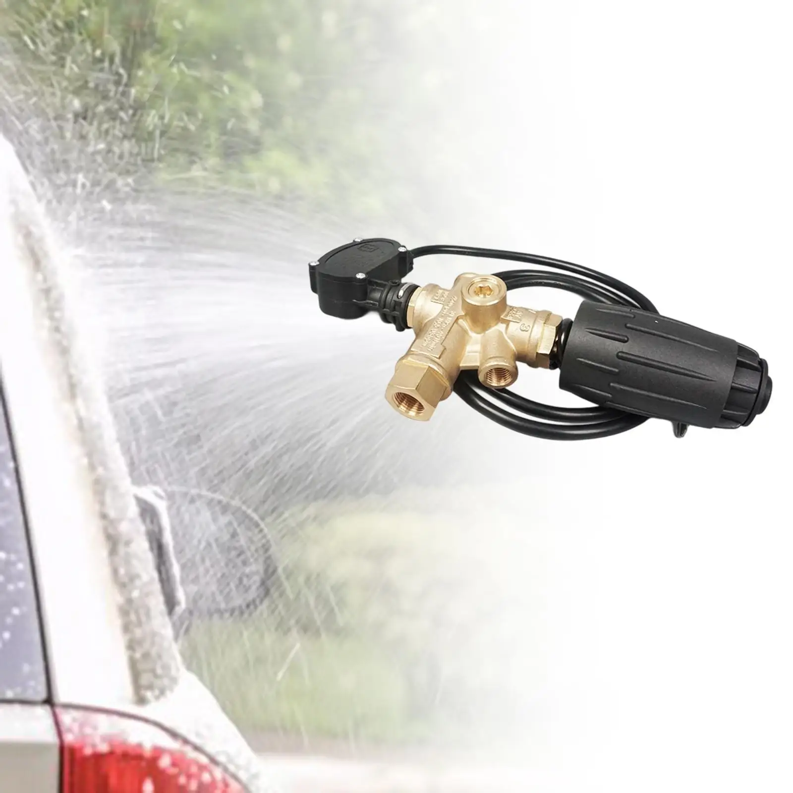 Power Pressure Control Valve with Built in Switch, Pump Valve Pressure Switch For Clean Pump Strong Construction For Durability