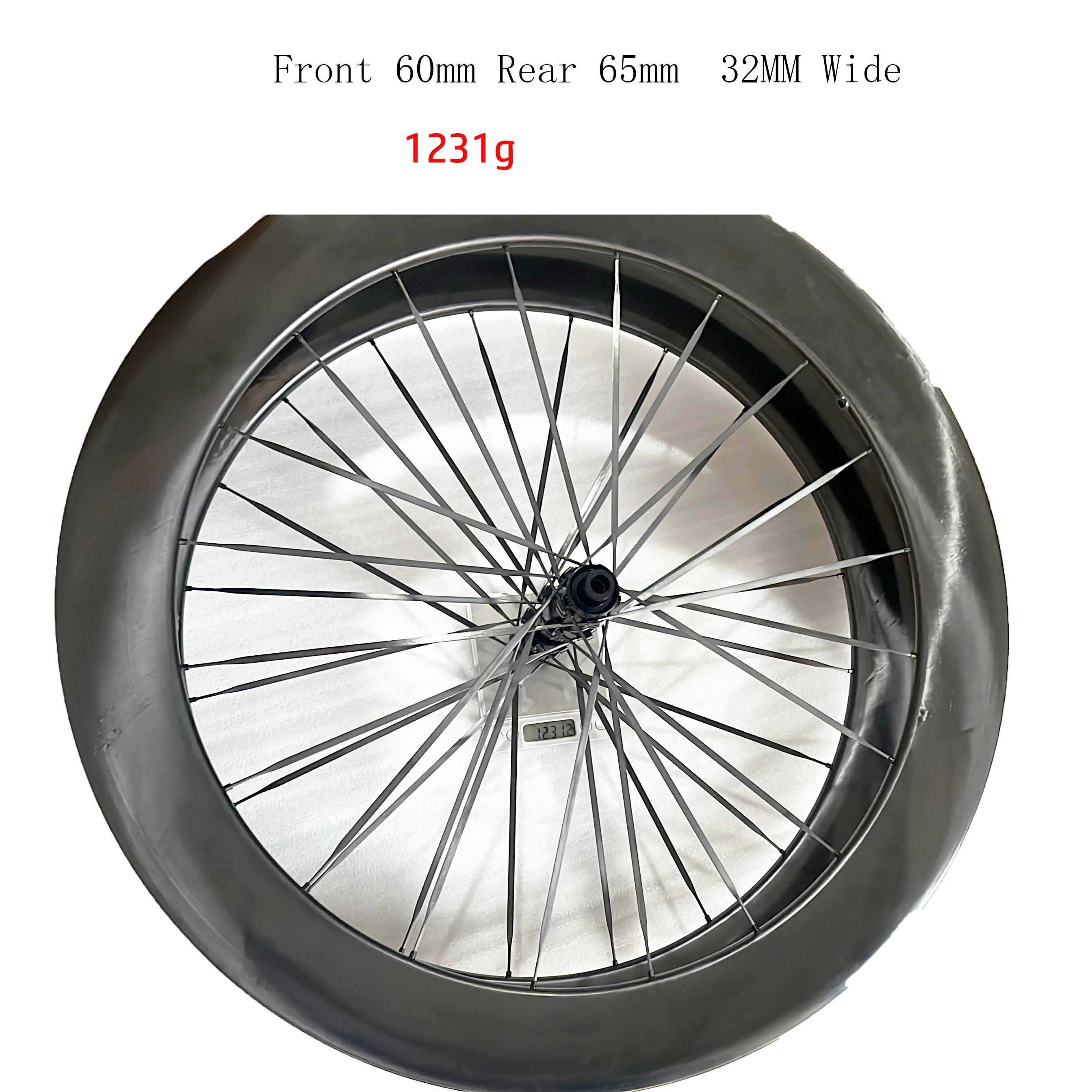 

DFS Carbon Spoke Road Bike Carbon Wheels 700C 60/65mm Depth Lighter Bicycle Racing Wheelset 40/45/50mm Cycle Wheels 32mm Wide