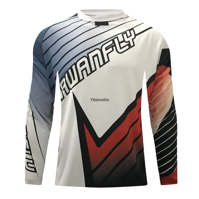 

2023 Men Long Sleeve Motocycle Downhill Mtb Jersey Enduro Motocross Mountain Bike DH JerseyCloth BMX Shirt Top Wear