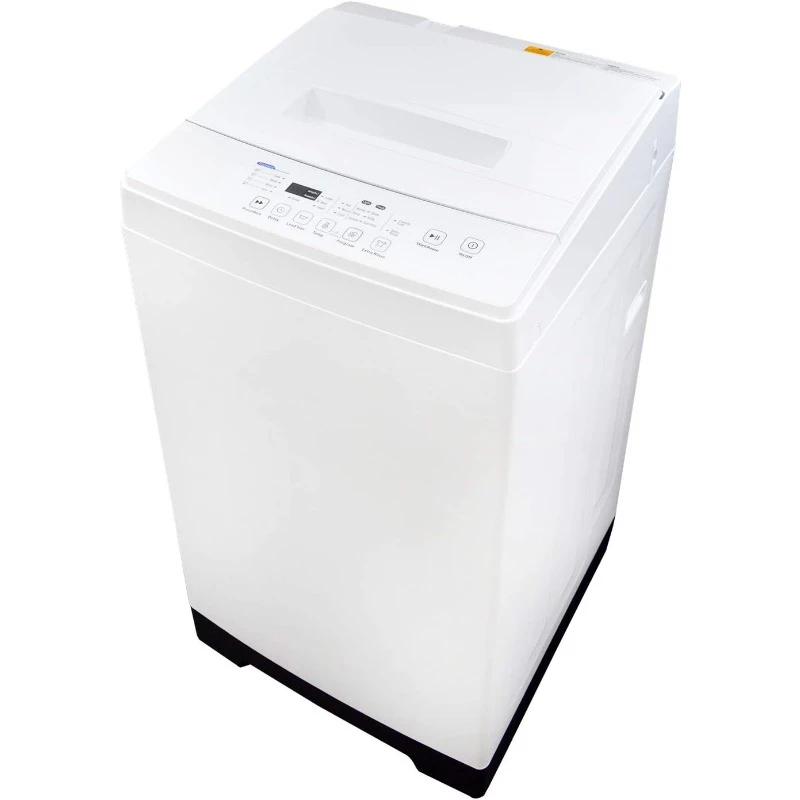 1.70 cu.ft Portable Washing Machine, High-End Fully Automatic Compact Washer, 11lbs Capacity, Folding Window, White