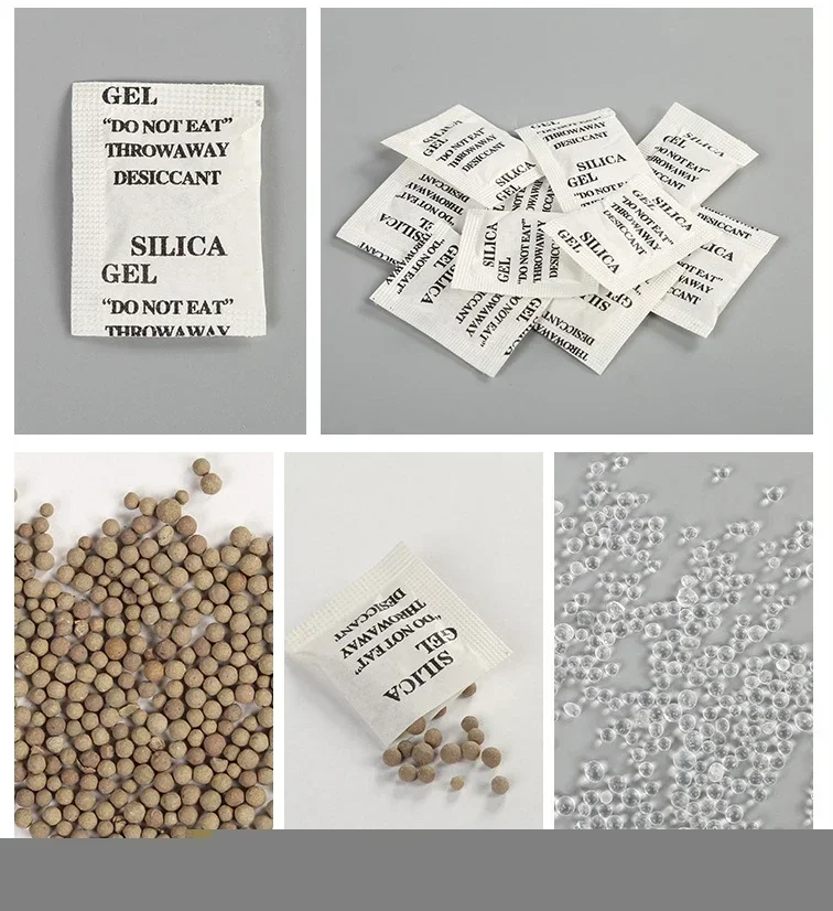 200 Packs Non-Toxic Silica Gel Desiccant Damp Moisture Dehumidifier For Kitchen Room Living Absorber Bag Clothes Food Storage