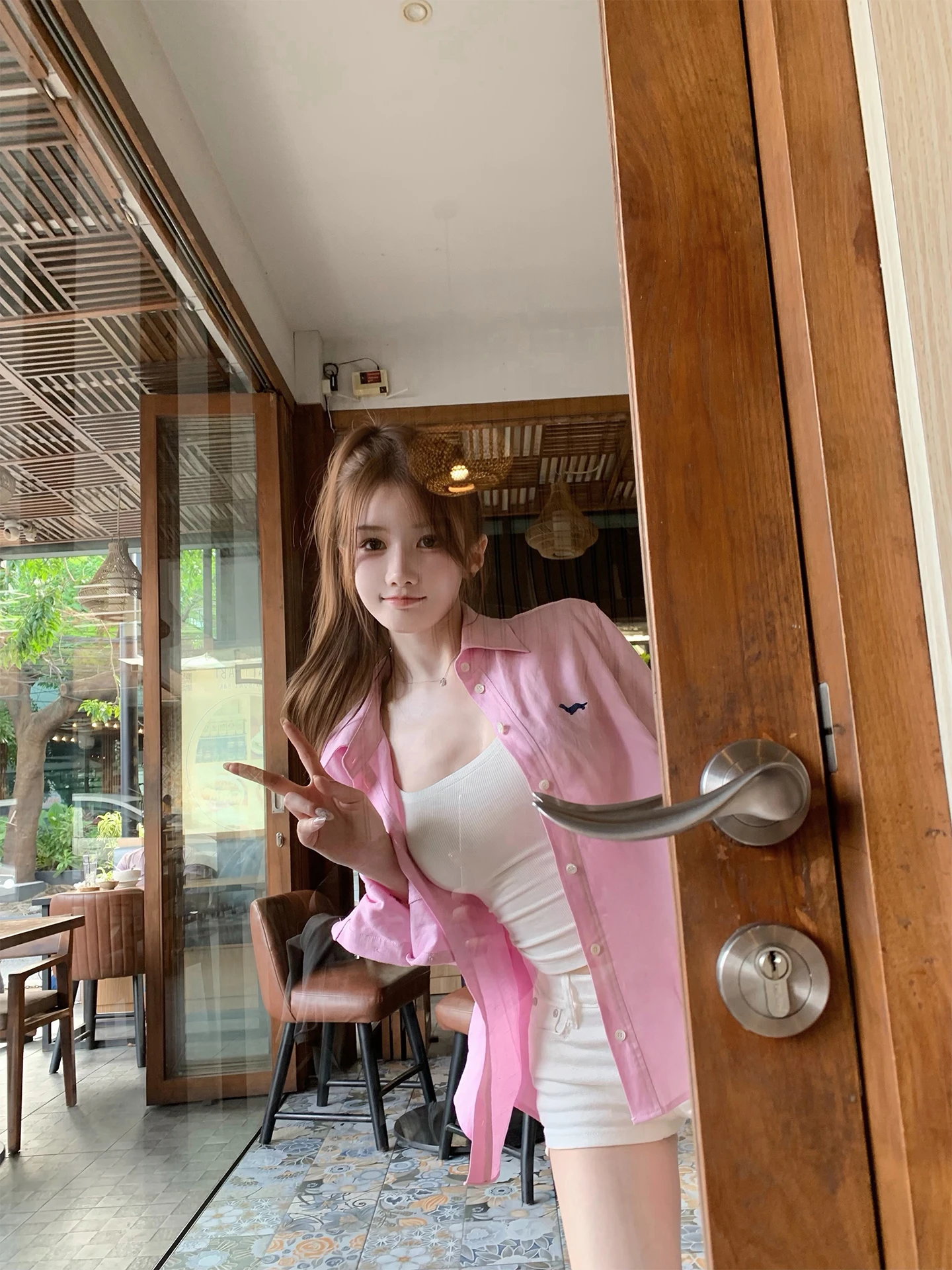 

Женская рубашка Bigking из шелка и льна с вышивкой, солнцезащитная верхняя одежда, свободный крой, с длинным рукавом, на пуговицах, повседневная летняя верхняя одежда