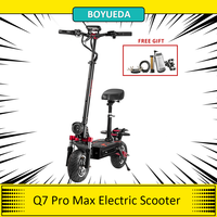 BOYUEDA Q7 Pro Max Electric Scooter, 1600W*2 Motor, 52V 28AH Battery 10-inch Tire, 70km/h Max Speed,Disc Brakes,LCD Display