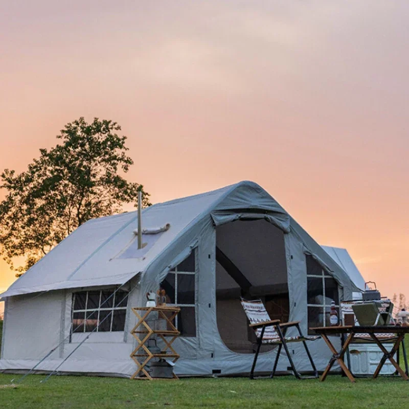 

Hot SalesOutdoor Inflatable Tent Camping Overnight Camping Complete Set Of Equipment, Foldable And Portable