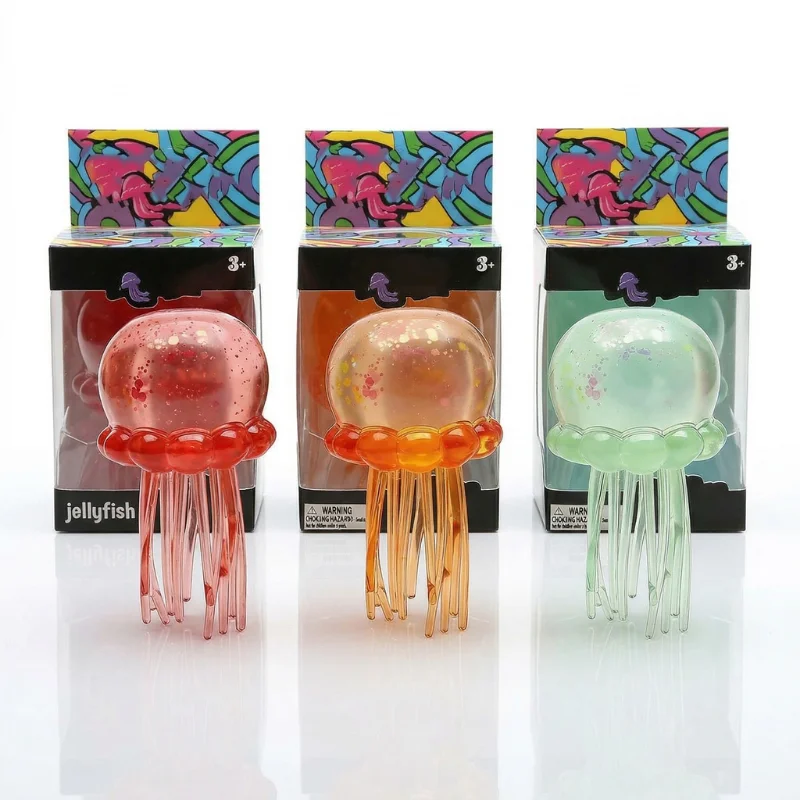 

Новые игрушки-сюрпризы в закрытых коробках: недорогие сенсорные игрушки-антистресс в виде медуз, мягкие, блестящие, светящиеся в темноте, для снятия стресса