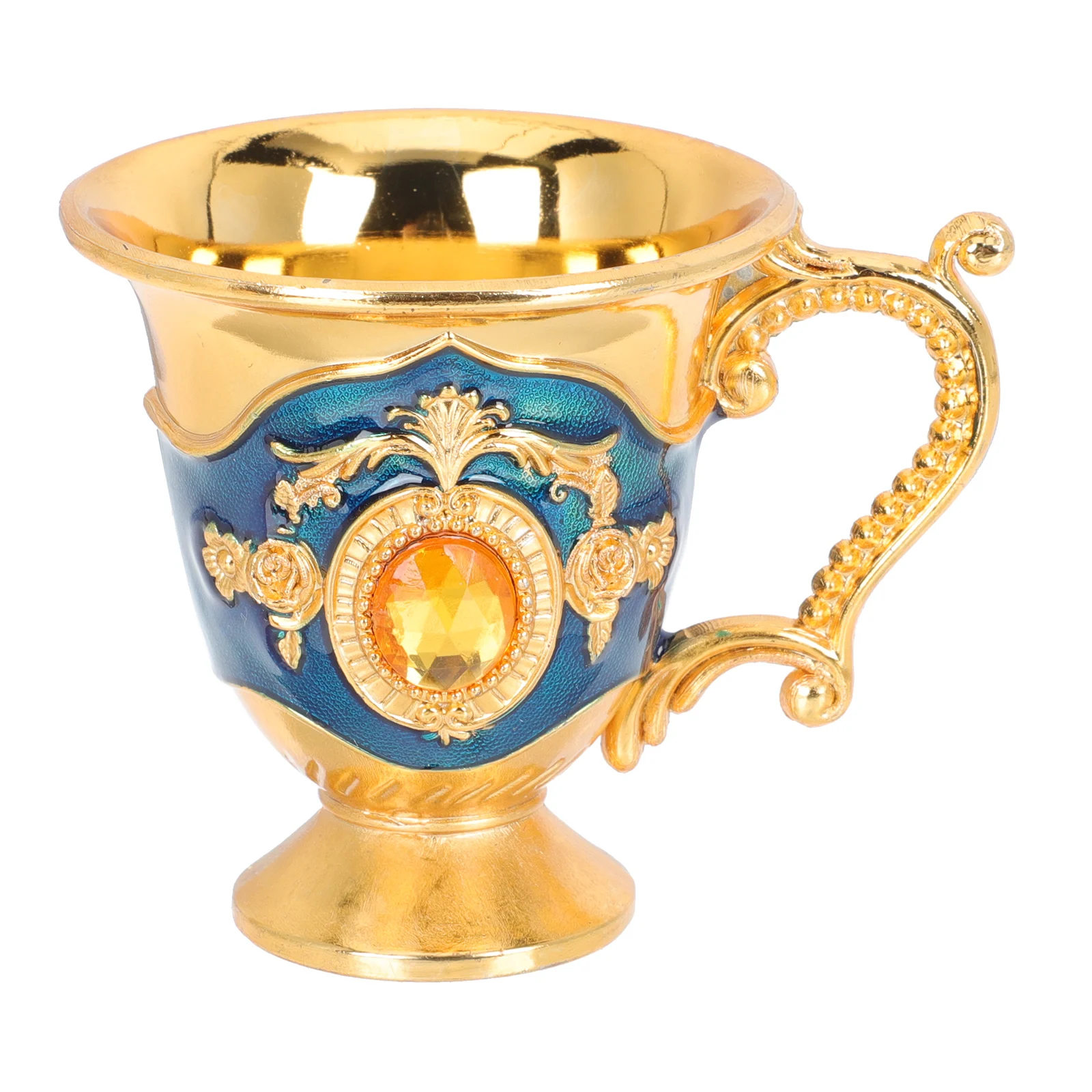 

Stylish Metal Liquor Cup European Anti break Suitable for Wine Whiskey Tea Juice Coffee Elegant Practical Gift Idea